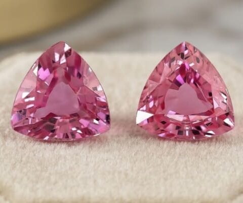Pink Sapphire Matching Pair