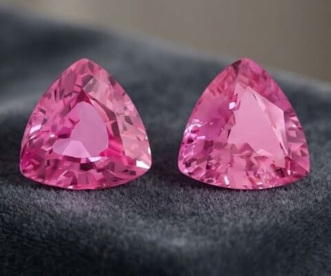 Pink Sapphire Matching Pair