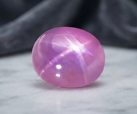 Unheated Pink Star Sapphire