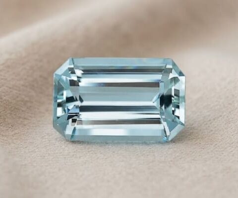 Polished Blue Aquamarine Gemstone Selection