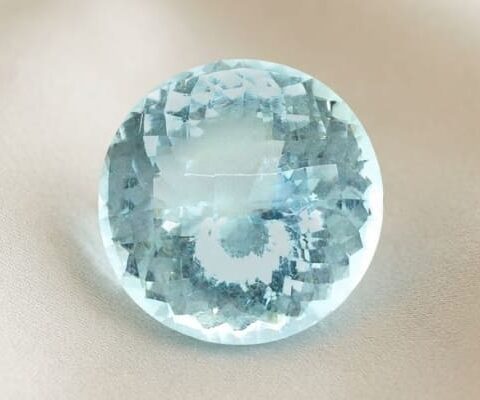 Polished Blue Aquamarine Gemstone Selection