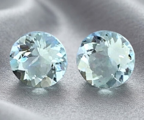 Premium Blue Aquamarine Matching Pair Selection