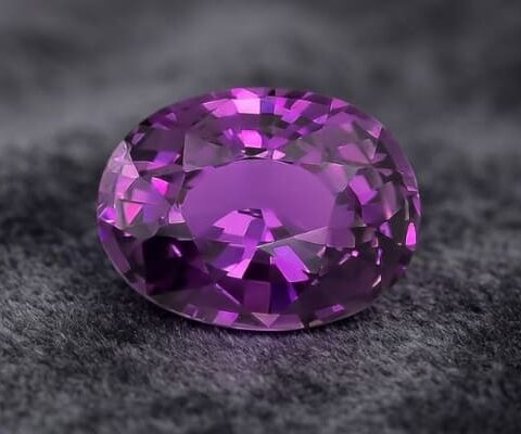 Unheated Purple Sapphire