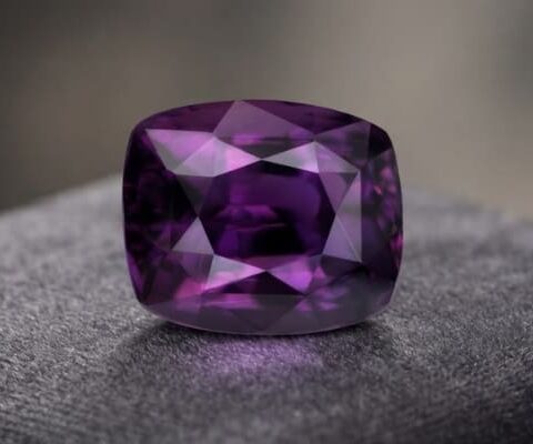 Heated Reddish Purple Sapphire