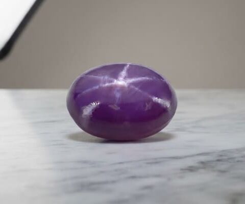 Unheated Reddish Purple Star Sapphire
