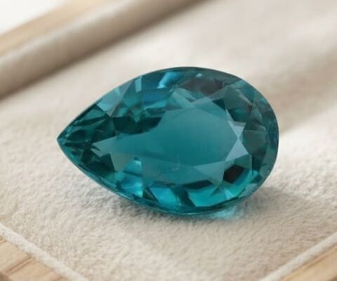 Rare Greenish Blue Grandidierite Gem