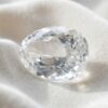 Rare Near Colorless Euclase Pear Gem