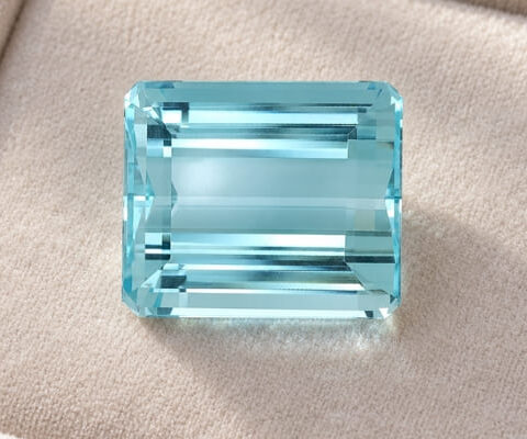 Refined Blue Aquamarine Octagonal