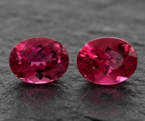 Natural Rubellite Matching Pair Luxury With Fine Jewelry Appeal