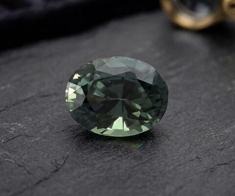 Teal Green-Blue Sapphire